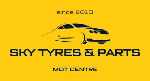 Sky Tyres & MOT Centre Logo